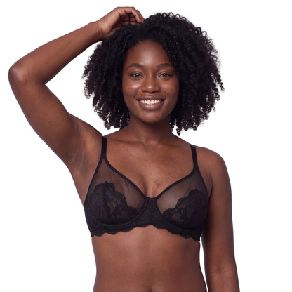 Siléor™ Soutien-gorge Résille Fleurie